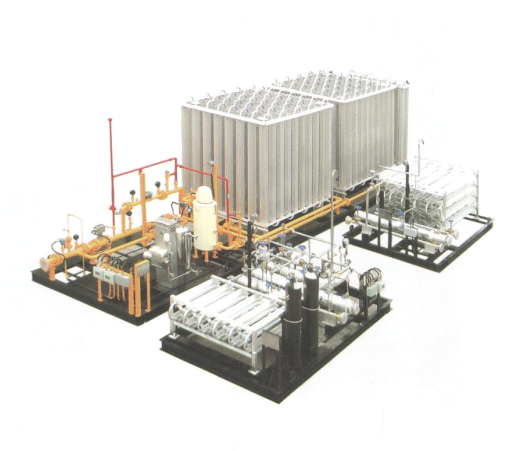 Skid mounted LNG gasification station